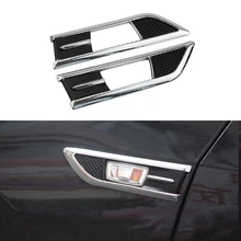 Для CHEVROLET Chevy CRUZE Aveo Sail ABS хромированная отделка сигнальная лампа крышка светильник боковое украшение-эмблема отделка спортивный стиль