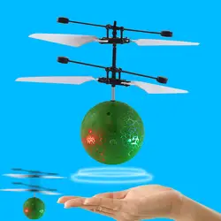 CLAITE Красочные летающий мяч световой малыша полета Crytal шары Электронный Инфракрасный индукции самолет игрушки Мини вертолет