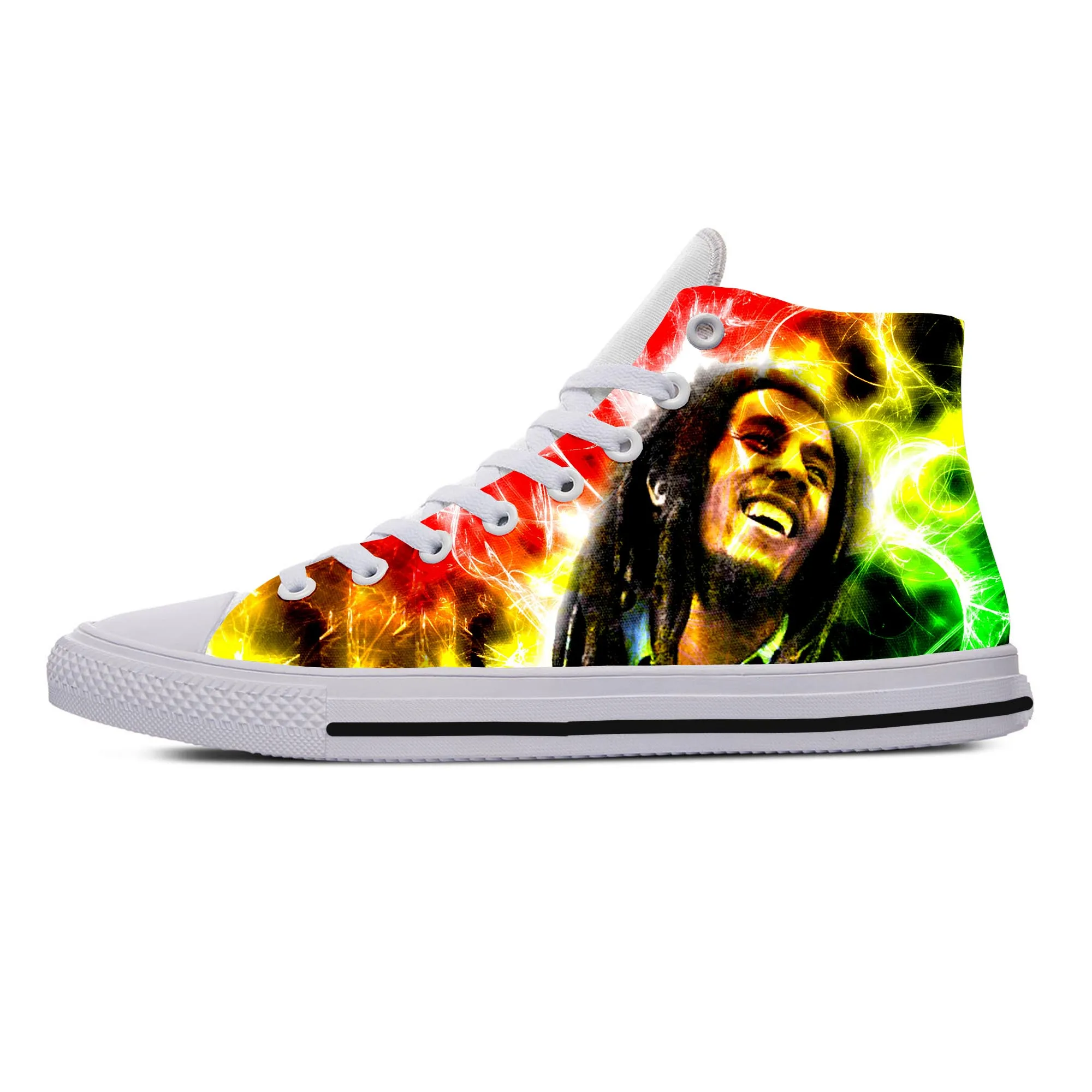 

2019 hot fashion 3D Bob Marley High Sneakers for men/women high quality 3D printing handiness casual shoes