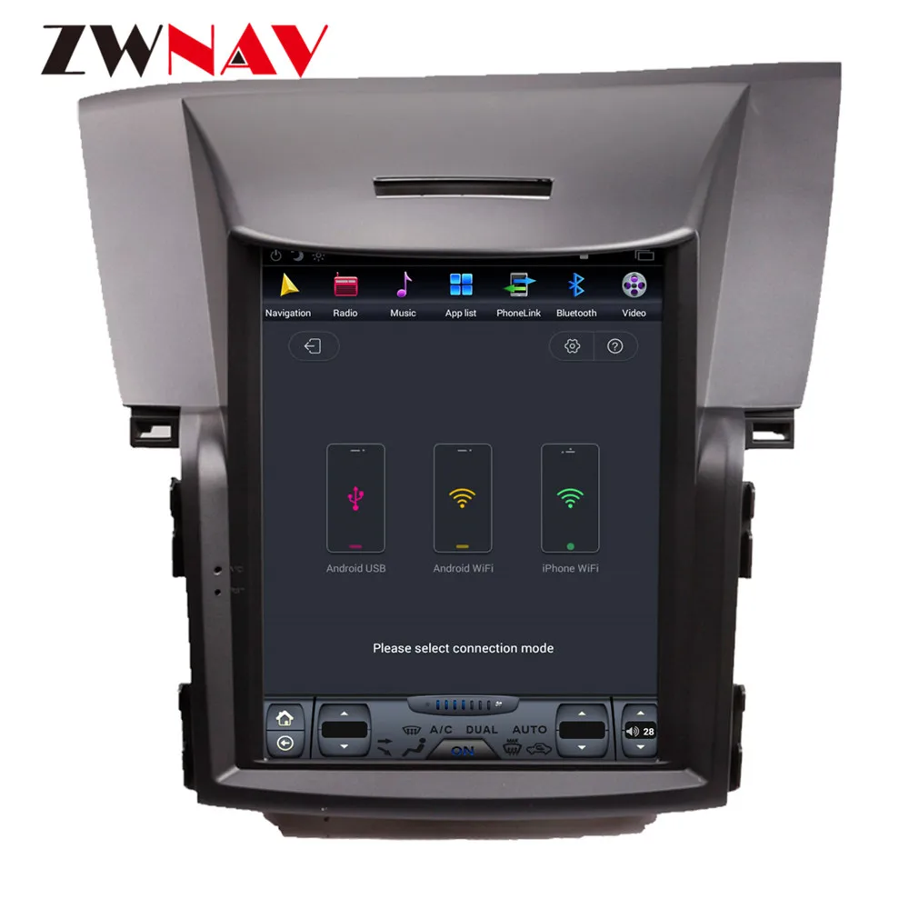 Cheap ZWNVA Tesla IPS Screen Android 7.1 Car No DVD Player Radio GPS Navigation For Honda CRV 2012 2013 2014 2015 2016 2017 Headunit 4