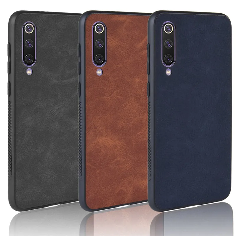For Xiaomi Mi 9 SE Explorer Case Skin Cover PU Leather Hard Back Matte Protective |