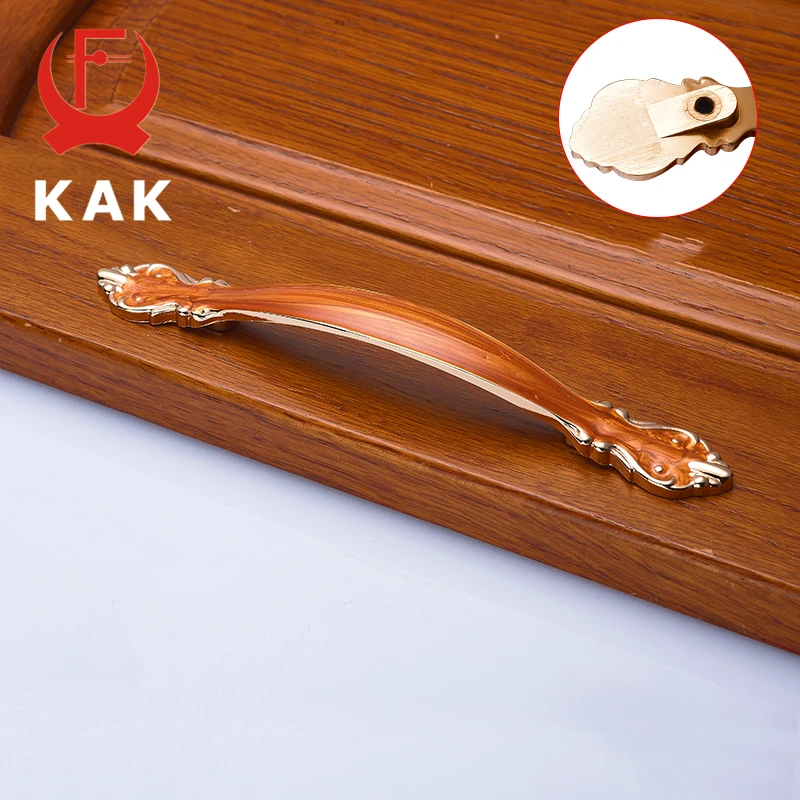 KAK 5 шт. Европейский цинковый сплав ручки шкафа Wadrobe дверные ручки для выдвижных ящиков кухонный шкаф ручки оборудование для обработки мебели