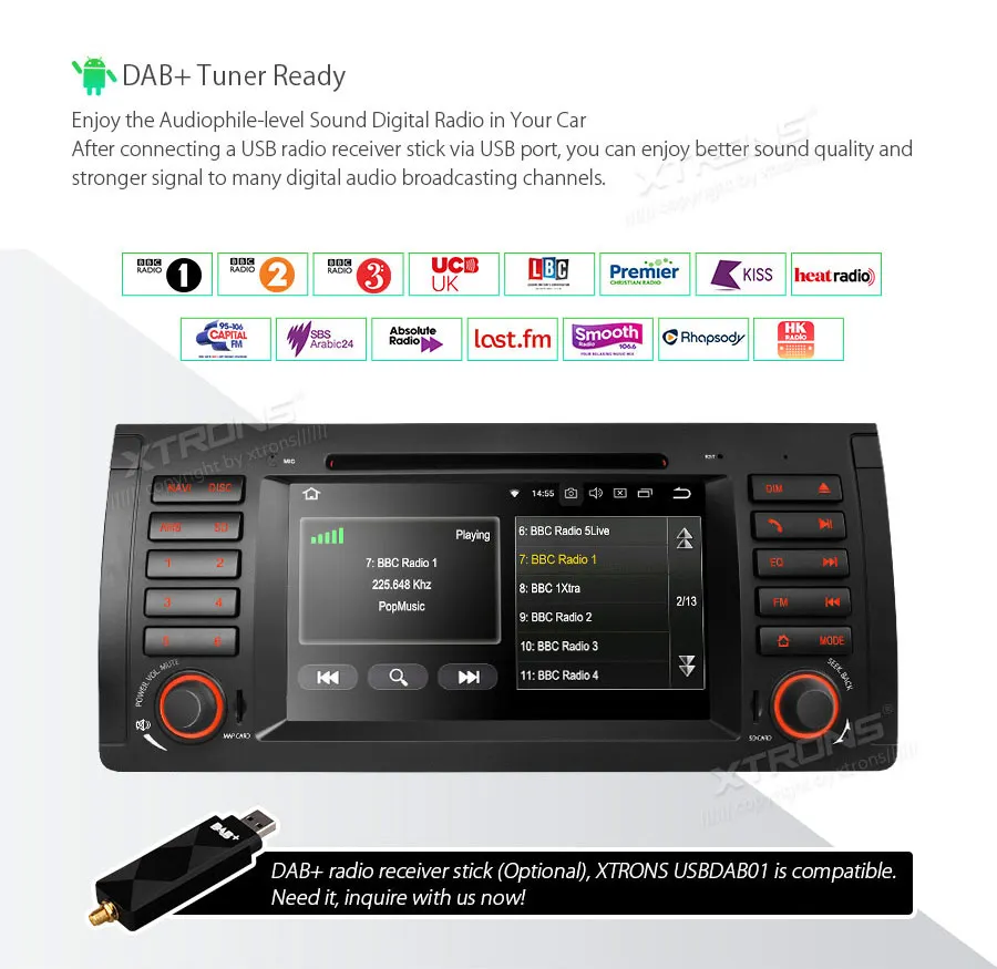 Excellent 7" Quad-Core Android 8.1 Oreo OS Car Multimedia DVD Navigation GPS Radio for BMW X5 E53 1999 2000 2001 2002 2003 2004 2005 2006 20