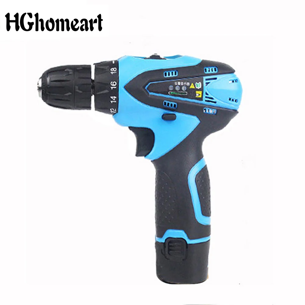 Woodworking Tools Rechargeable Lithium Battery Cordless Electric Drill 12V Electric Screwdriver Torque Screw Gun Power Tools