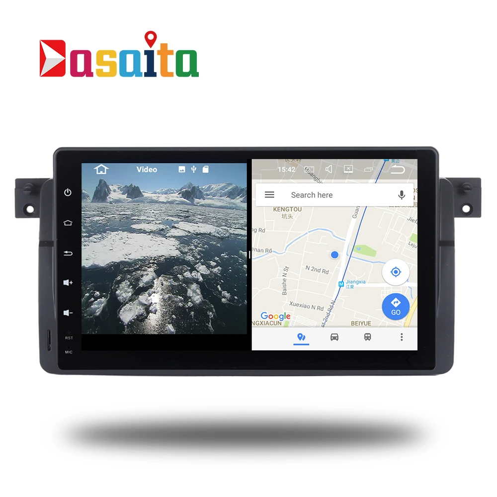 Car 2 din radio android 7 1 GPS Navi for BMW E46 M3 318i 325 320i