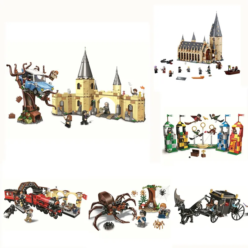 

Harri Potter Movie Castle Hall 39144 39145 39146 39149 39150 Compatible With Model Building Block Bricks Toys