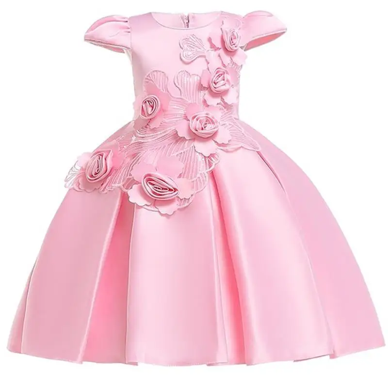Pageant Формальные Детские платья для юбка-пачка для девочек платье принцессы летние девушки День рождения и свадебное платье элегантный 4 9 10 лет