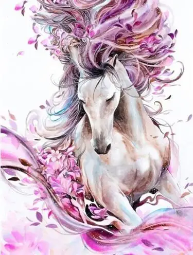 Алмазов картина лошадь - Цвет: 25