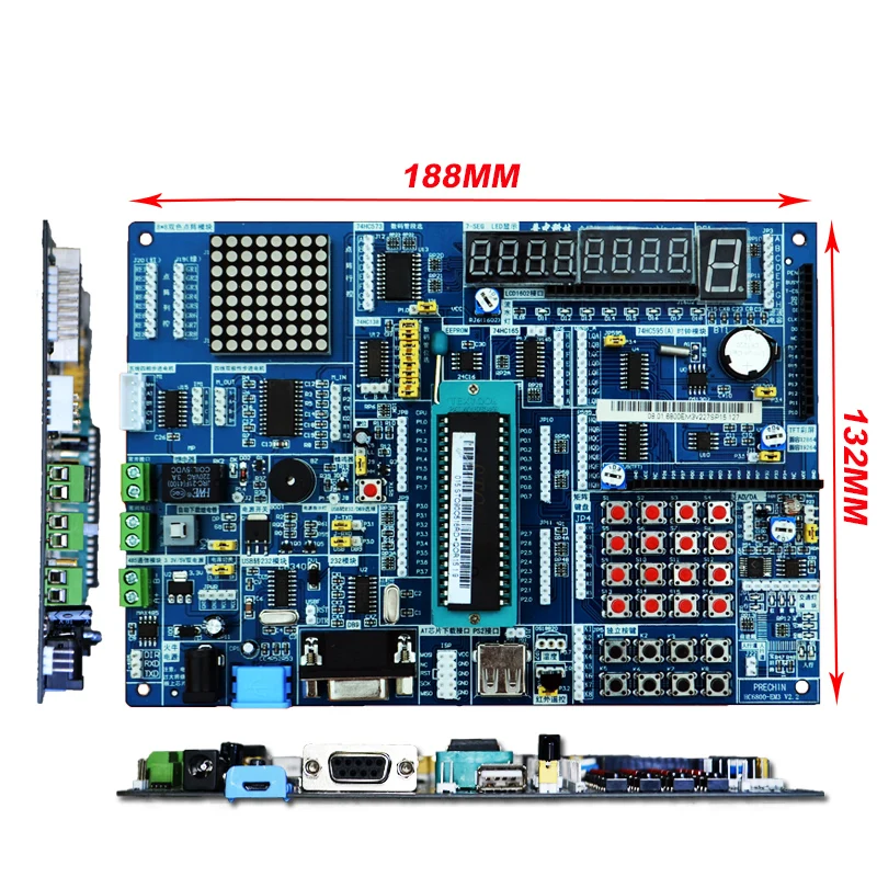 51 MCU макетная плата 51 MCU обучающая плата AVR ARM STM32 Экспериментальная доска