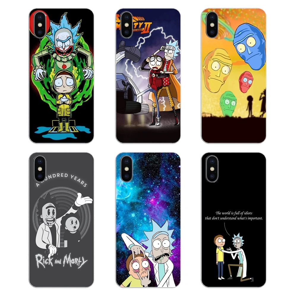 Soft Transparent Shell Covers For Xiaomi Redmi 4X S2 3S Note 3 4 5 6 6A Por Pocophone F1 Mi Funny Rick and Morty |