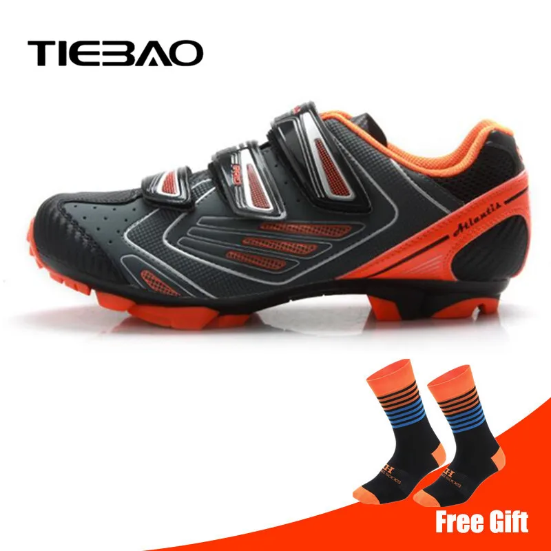 

TIEBAO Cycling Shoes sapatilha ciclismo mtb Self-Locking mountain Bike Shoes 2019 Breathable Racing zapatillas hombre deportiva