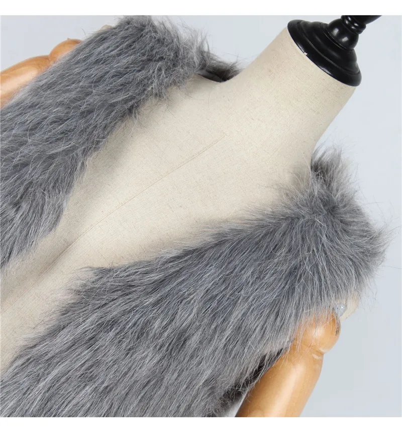 Women's autumn and winter new imitation fur sleeveless shirt vest European and American fashion fashion explosion models women's vest wild (5)