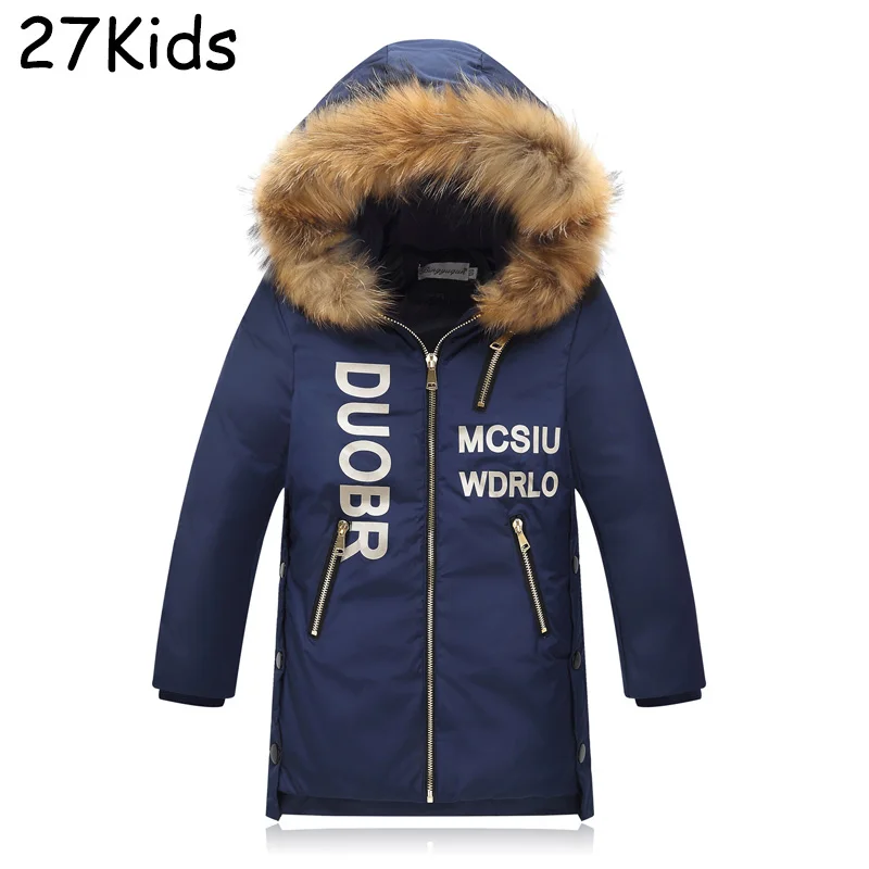 2017 New Fashion 90 White Duck Down Teenagers Brand Thickening Winter