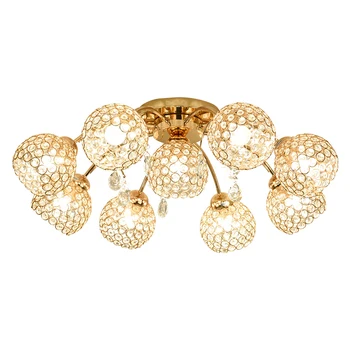 

ceiling lamp living room bedroom restaurant luxury home modern minimalist Nordic style lamp European crystal lamps wl326914