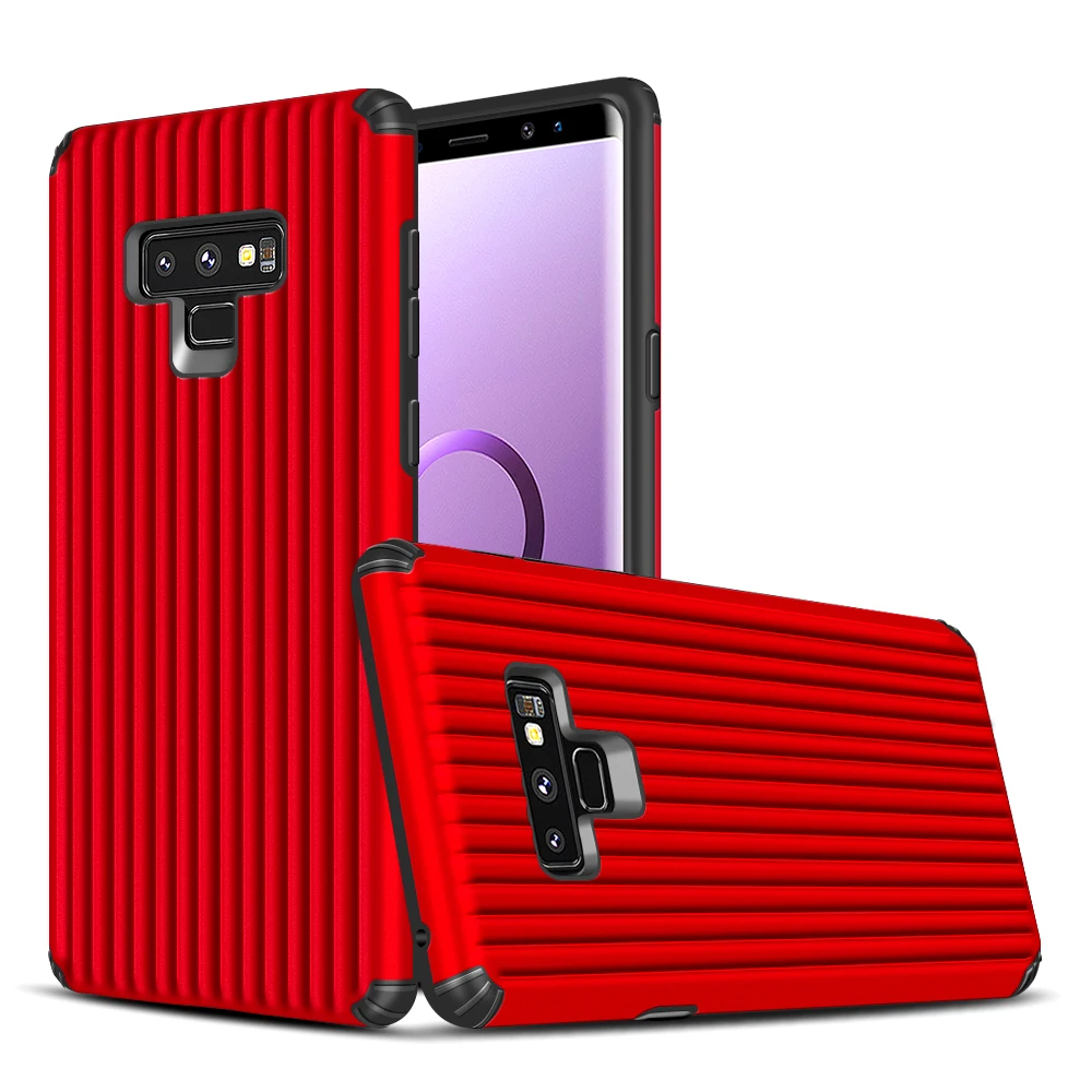 

Heavy Duty Protection Case For Samsung Note 9 8 Plastic Business Cover For Samsung Galaxy S8 S9 Plus Suitcase Coque Fundas Capa