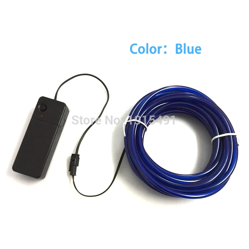 NEW 1-10Meters 10 Color Select EL Wire Luminous 5.0mm Glowing Electroluminescent LED Holiday light For Car Wedding Decoration NEW 1-10Meters 10 Color Select EL Wire Luminous 5.0mm Glowing Electroluminescent LED Holiday light For Car Wedding Decoration