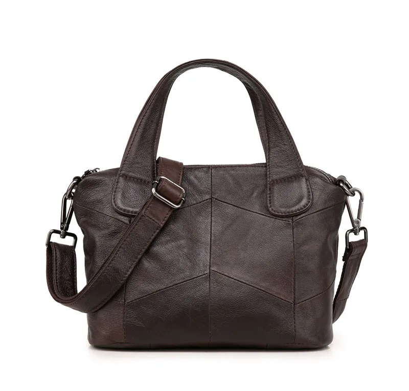 MJ Women Genuine Leather Bag Female Real Cow Leather Handbag Small Tote Bags Ladies Shoulder Handbag Messenger Bag for Women (5)