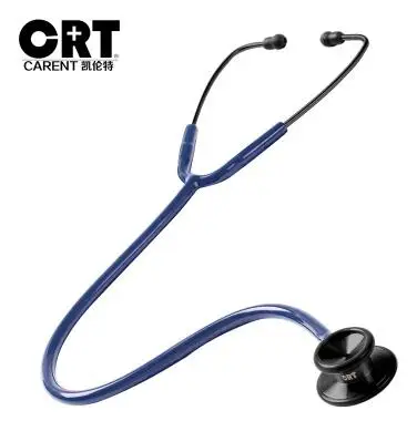 Качество CRT медицинский двойной головкой стетоскоп из нержавеющей стали доктор использовать слушать фетальное сердце SZ - Цвет: Серебристый