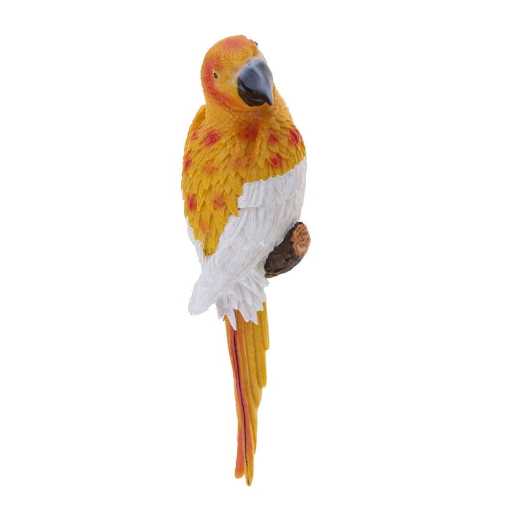 Parrot Outdoor Patio Resin Animal Model Toy Teaching Prop Wedding Decor