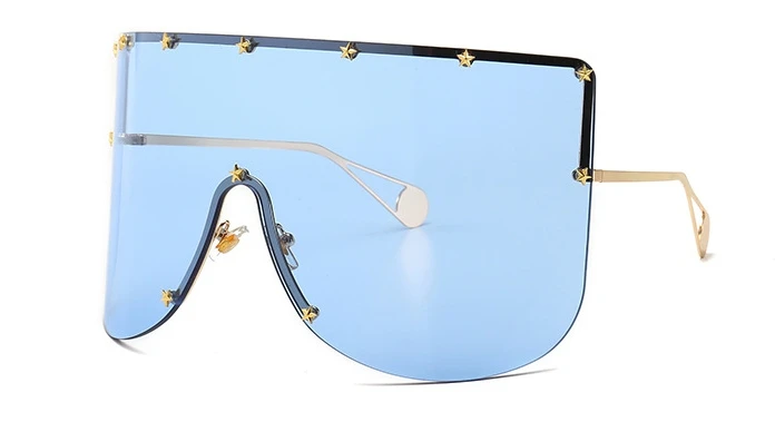 Большие солнцезащитные очки в оправе для мужчин и женщин, модные очки UV400, винтажные очки 46092