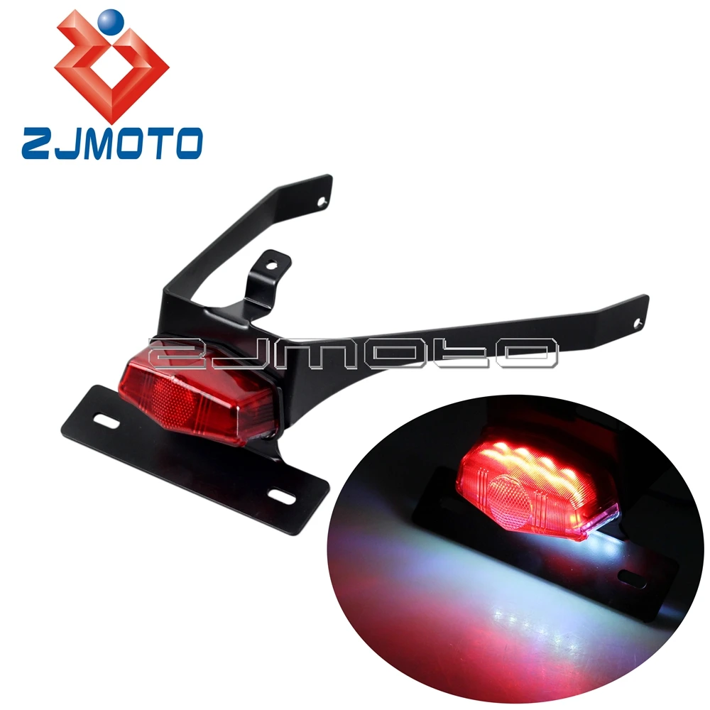 Motorcycle Lucas LED Tail Light Tail Tidy Fender Eliminator Kit For