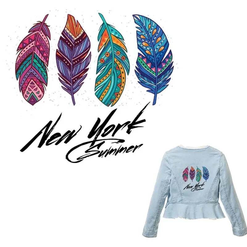 ONESAID Lovely Leather Heat Transfers Patches Stickers Beauty Jackets