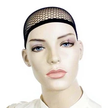 3 шт Прочный парик Ткачество Сетка растягивающаяся сетка ажурная эластичная шапка-снуд с открытым концом черный красочный