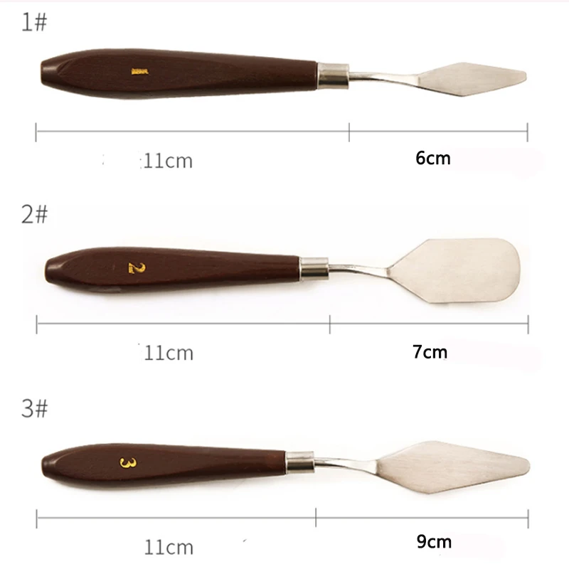 5 шт. металлический шпатель набор масляной краски ing краски скребки каллиграфия палитра шпатель Искусство ремесло идеальный художник аксессуары для рисования