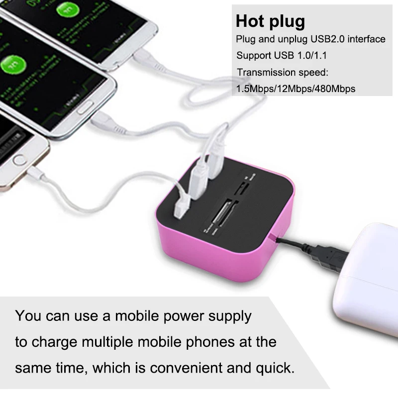 USB OTG адаптер USB OTG кардридер расширитель многофункциональный памяти Micro SD TF для ПК адаптер kaartlezer