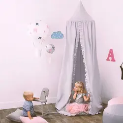Новые хлопковые детские навес, противомоскитная сетка Anti Mosquito кровать для принцессы навес украшение комнаты девочки полог вредителей