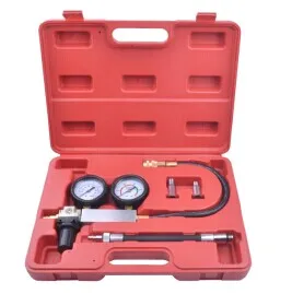 

Cylinder Leak-Down Tester Leakage Leak Detector Engine Compression Gauges w Case