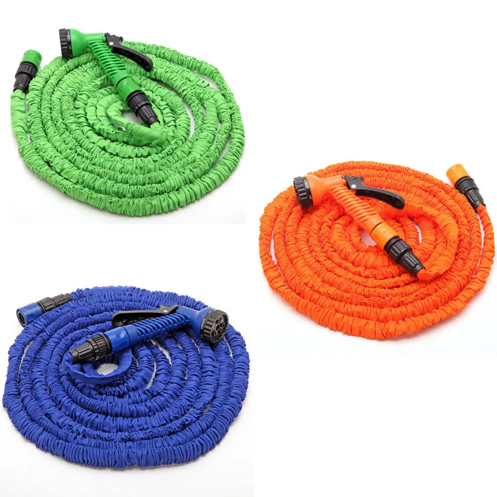 

50FT Garden Water Gun Magic Flexible Expandable Spray Gun + Hose Reels Home & Living XY01