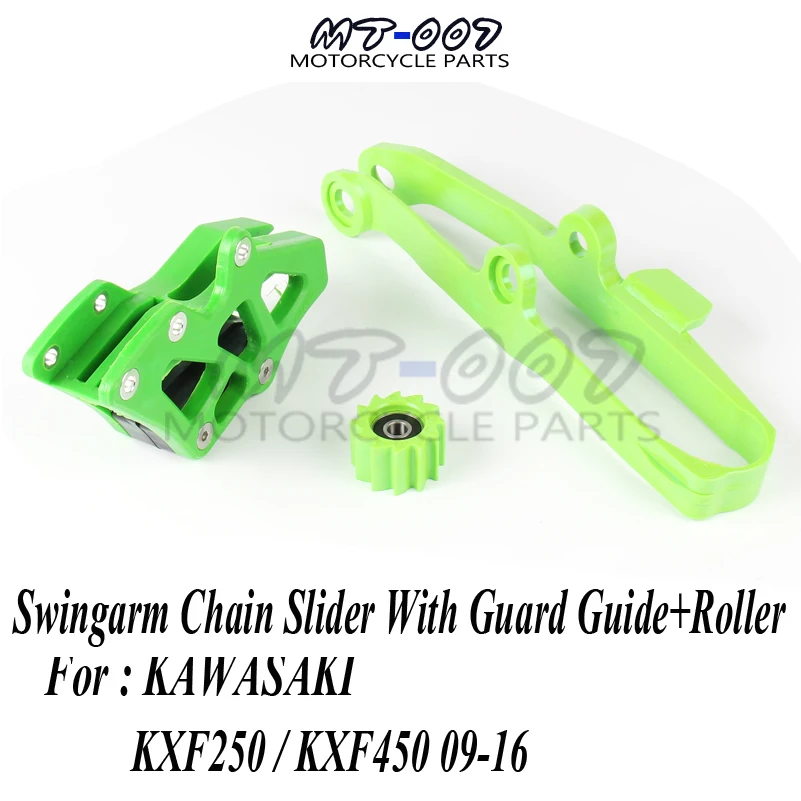 Маятниковая цепь слайдер с Guard Guide + ролик для KXF KX250F KX450F 09 16 Dirt Bike внедорожный