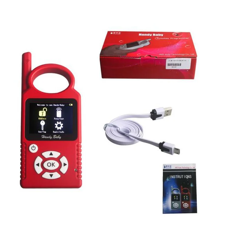 

Mini Hand Held Auto Key Maker Handybaby Handy Baby Key Programmer v8.8.8 Copy 4D 46 48 Chips Free Shippment