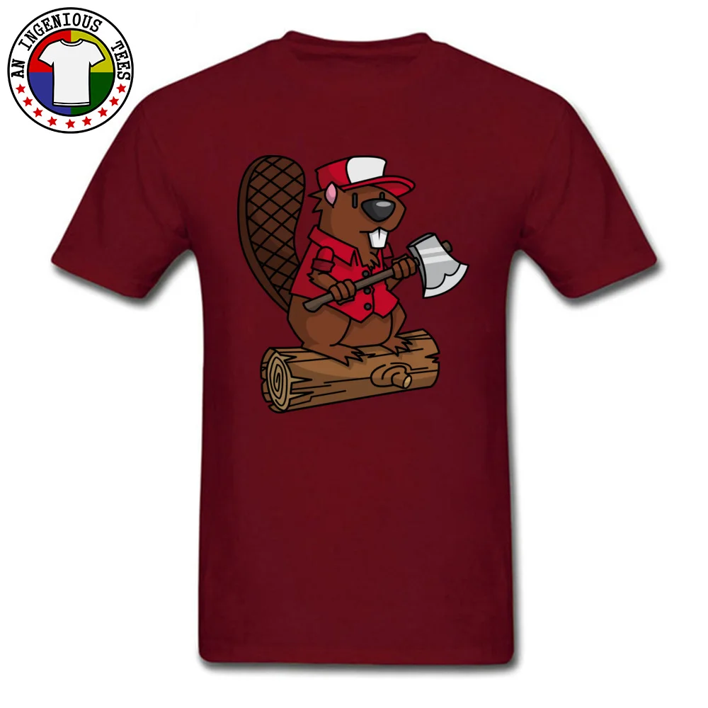 Beaver Chopper NEW YEAR DAY All Cotton Crewneck Tops T Shirt Short Sleeve Personalized Sweatshirts Brand New Hip hop Tshirts Beaver Chopper maroon
