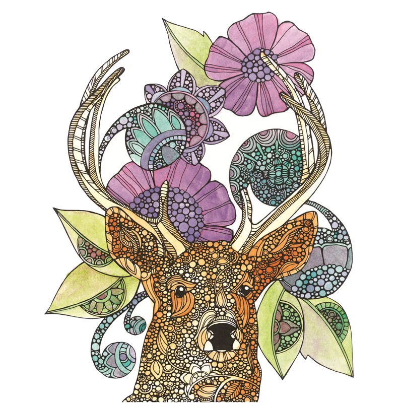 Книжка раскраска животные и мандалы 2 шт./компл.| |