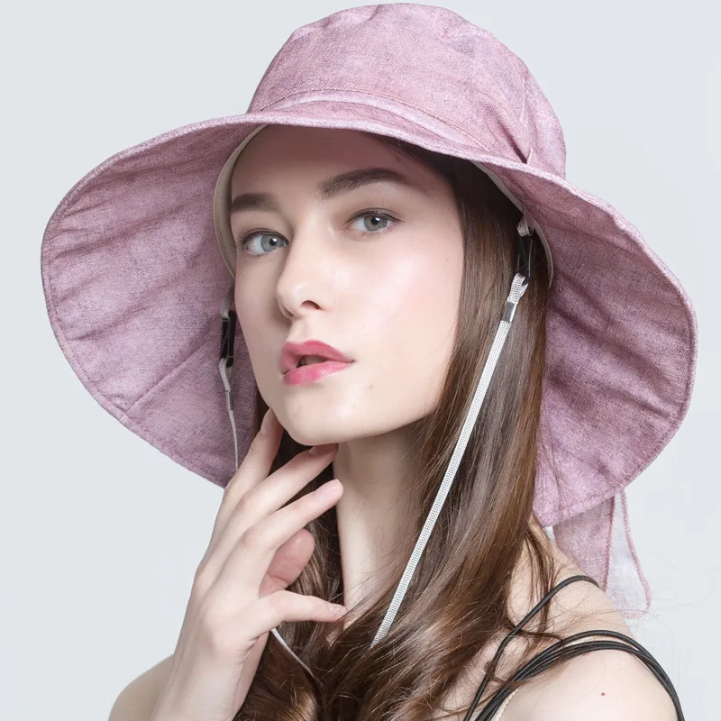 

High-end sunshade hats with bows and foldable sunscreen hats from Amazon Express in Europe and America