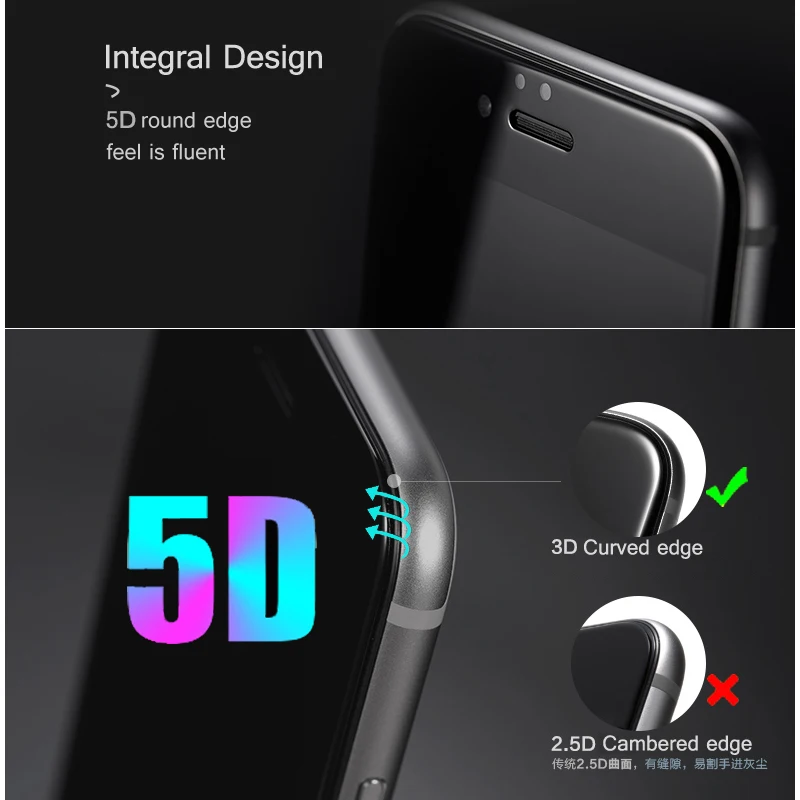 6D Full Curved スクリーン Protector For サムスン Galaxy S9 S8 Plus S7 Note 8 9 Tempered Glass F 送料無料 WEKOME WTP-125 6D Curved Ultra-Fine Edge Full-Screen Privacy