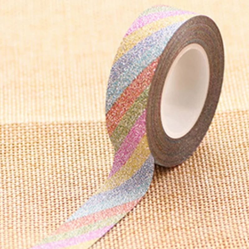 

Rhythmic Gymnastics Winding Tape Decoration Glitter Shiny Tape Powder Artistic Hoops Stick Gold Powder Flash Sticker