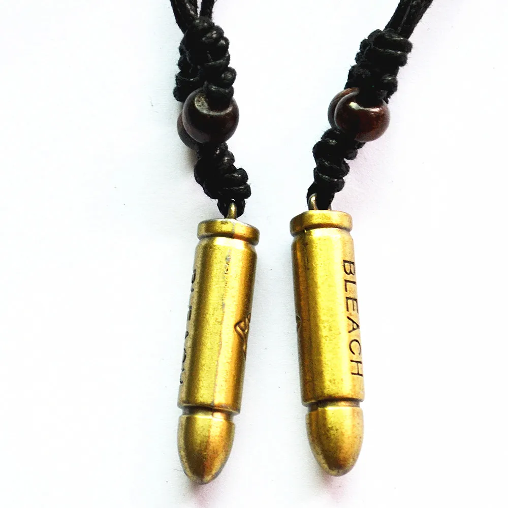 Fashion Jewelry Vintage Ancient Bronze Metal Bullet Pendants Charms