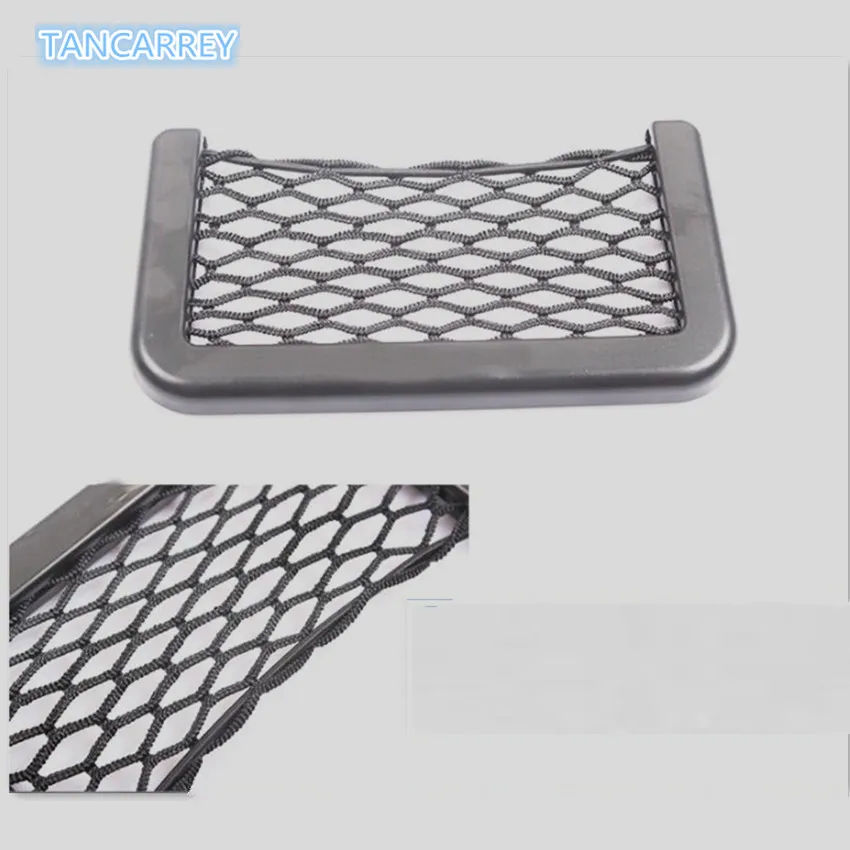 Car storage elastic mesh bag for ix35 skoda yeti lancer 9 volvo xc90 subaru forester honda fit kia rio Accessories