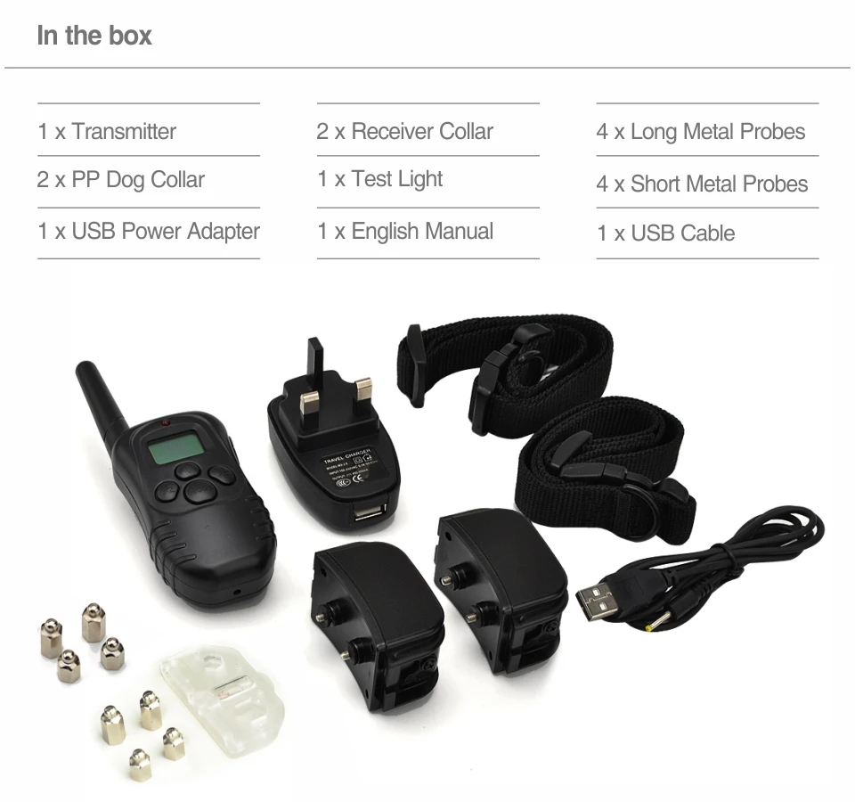8th Dog Electric Collar PET998DR