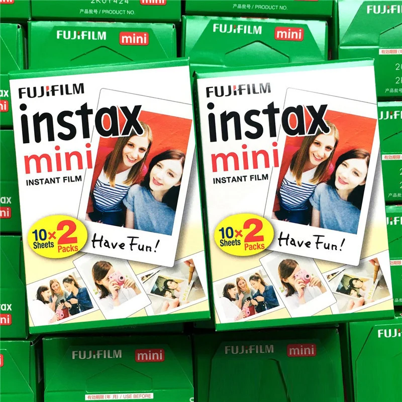 Fujifilm Instax минипленки 40 листов белая краевая фотобумага для Instax Mini 9 8 7S 70 90 25 50s мгновенная камера SP-1 SP-2 принтера