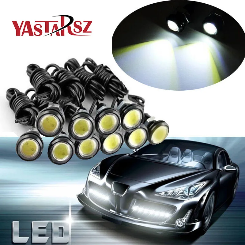 

10 X 9W 18mm 12V 24V White LED Eagle Eye Light Car Fog DRL Daytime Reverse Backup Parking Signal Car styling