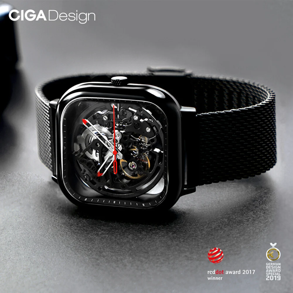 

2019 For Xiaomi CIGA Design men's mechanical watch Men Automatic Watch Business clock Wrist Watch Reddot Selfwind Wristwatches