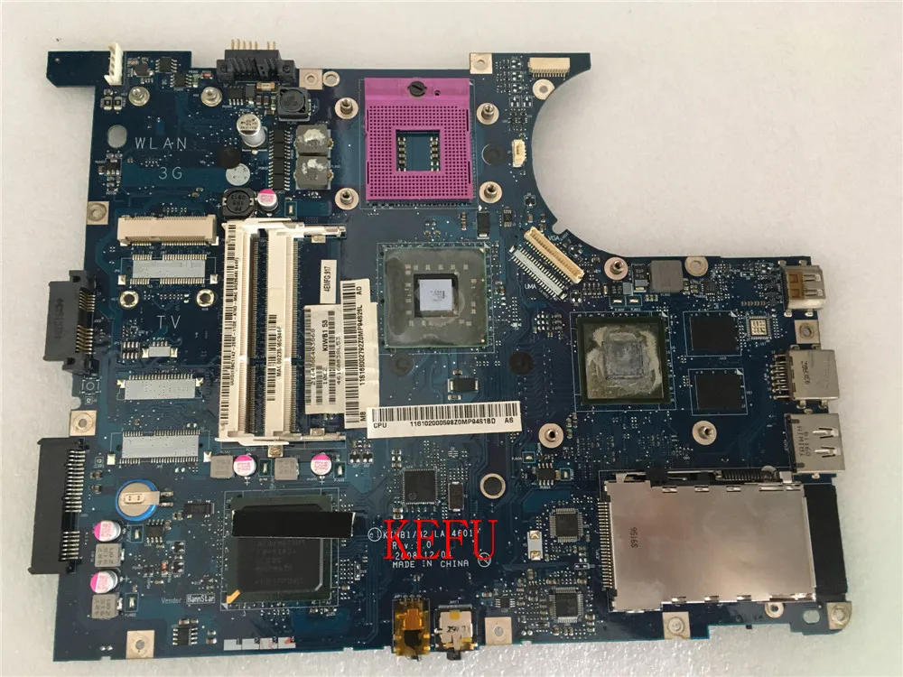 Материнская плата yourui для ноутбука Lenovo Ideapad Y550 Y550A системная KIWB1 B2 LA 4601P NVIDIA GT 130M 512