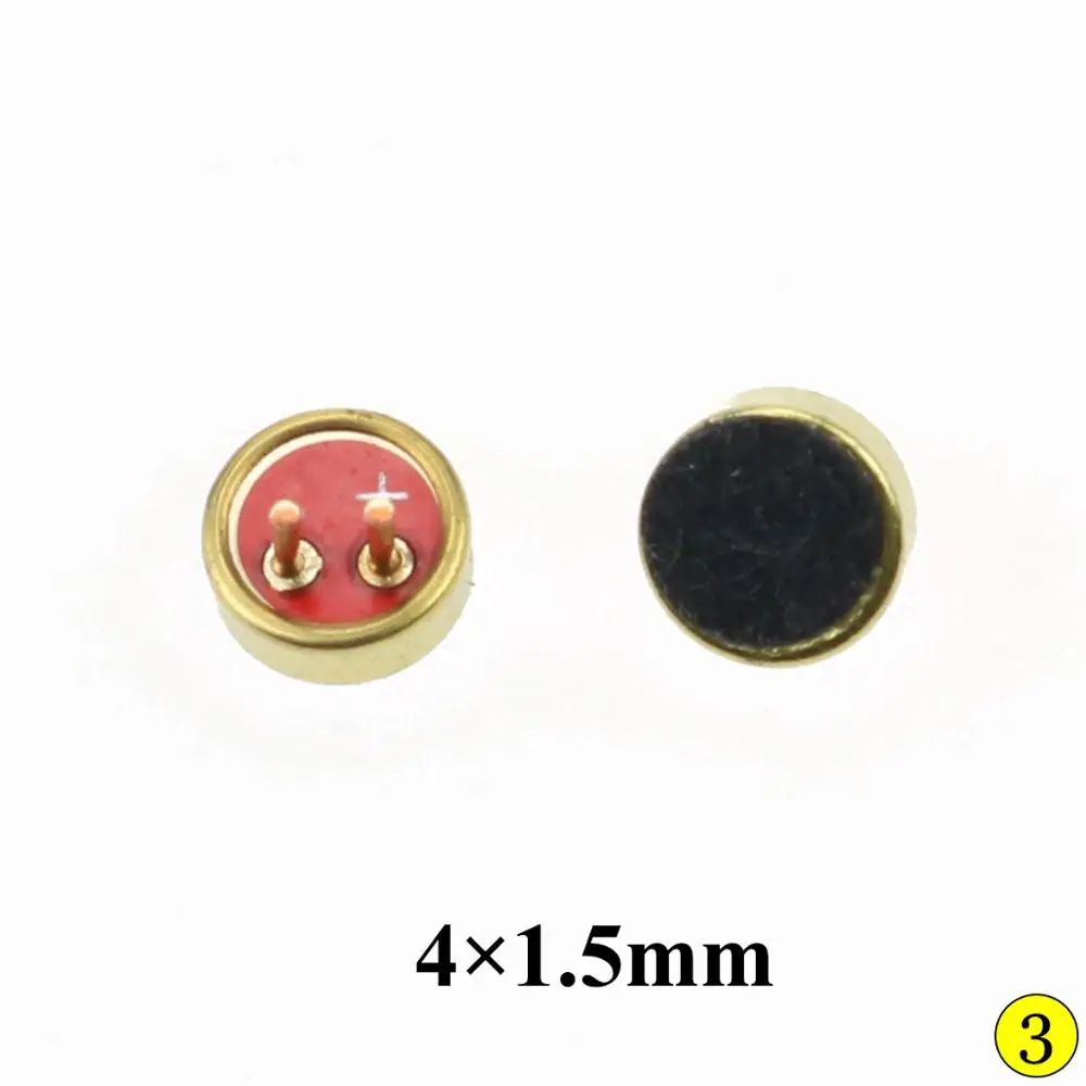 YuXi Electret Condenser Microphone MIC Capsule 2pin 4x2mm/4x1.5mm/4.5*2.2mm/6x2.2mm/9.7x7mm/6x5mm/10x7mm microphone pickup
