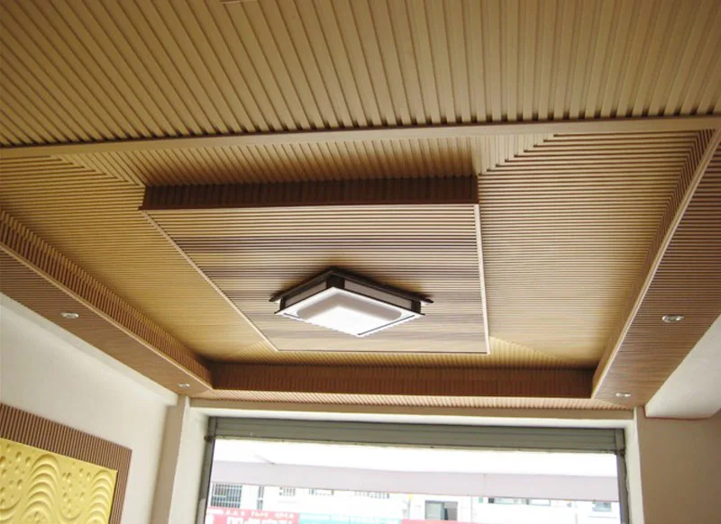 Smoke Proof Wood Plastic Consruction Material Composite Ceiling