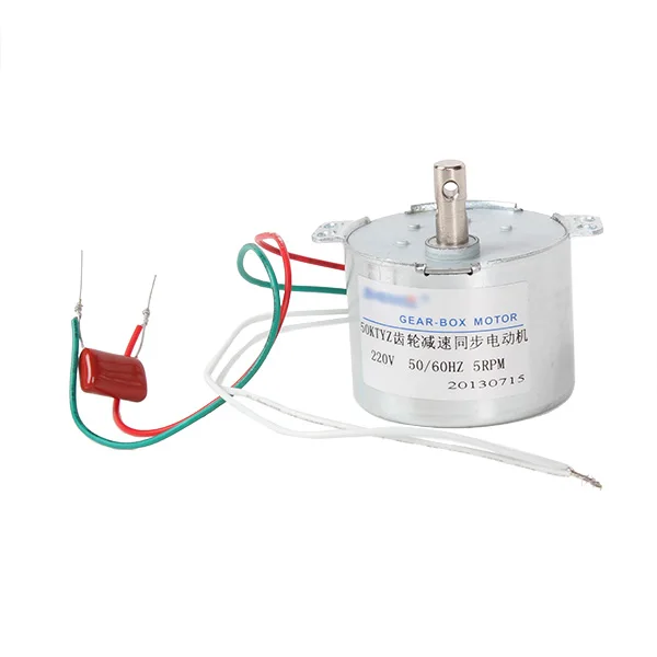 

High Torque AC 220V 5 RPM Gear-Box Electric Gear Reducer Motor Replacement