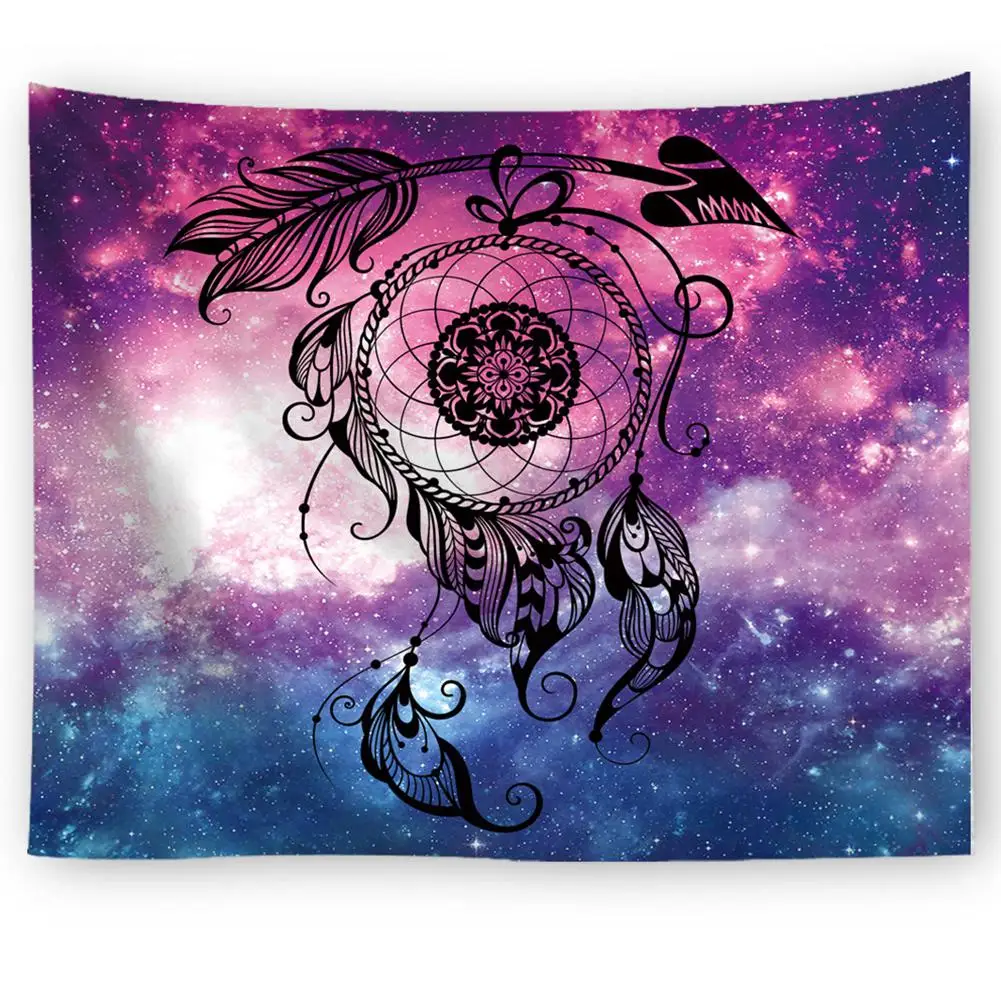 Mandala Universe New Sky Sun God Elephant Indian Carpet Wall Hanging Printed Bohemia Decoration Mandala Hippie Wall Tapestry